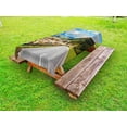 thumbnail image 1 of Landscape Outdoor Tablecloth, Road in the Alps Small Town with Colorful Houses Clouds Clear Sky Rural Scenery, Decorative Washable Fabric Picnic Table Cloth, 58 X 84 Inches,Multicolor, by Ambesonne, 1 of 2