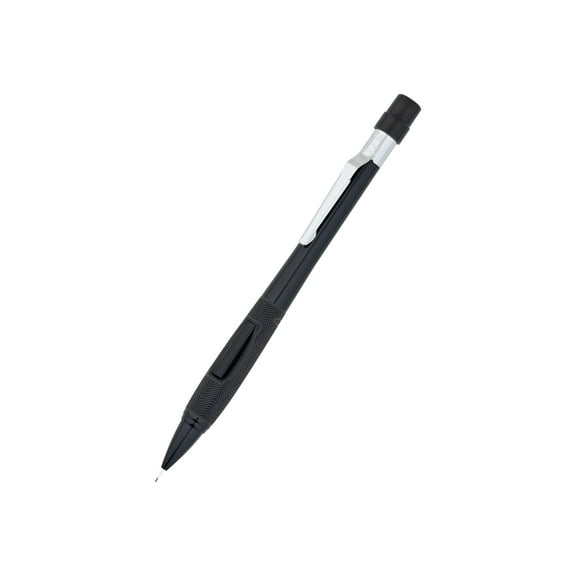 Pentel Quicker Clicker Automatic Pencil, 0.5mm Lead Size, Black Barrel, Box of 12 (PD345A)