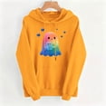 thumbnail image 5 of Women Halloween Spooky Ghost Sweatshirts Oversized Crewneck Hoodie | Vintage Halloween Sweatshirt, Casual Long Sleeve Pullover, Fall Halloween Costumes, Funny Vintage Graphic Sweatshirt, 5 of 5