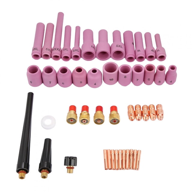 Juego de 46 consumibles para antorcha de soldadura TIG serie WP-9/20/25