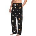 thumbnail image 2 of Uemuo Funny Chicken Pattern Men's Wide Leg Palazzo Lounge Pants with Pockets Light Weight Loose Comfy Casual Pajama Pants-XX-Large, 2 of 9