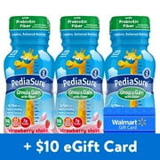 [$10 Savings] Buy 24ct PediaSure Strawberry Shake With Fiber, Get Free $10 eGift Card!
