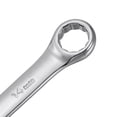 thumbnail image 3 of Uxcell Metric 14mm 12-Point Box Open End Combination Wrench Chrome Finish, Cr-V, 3 of 5