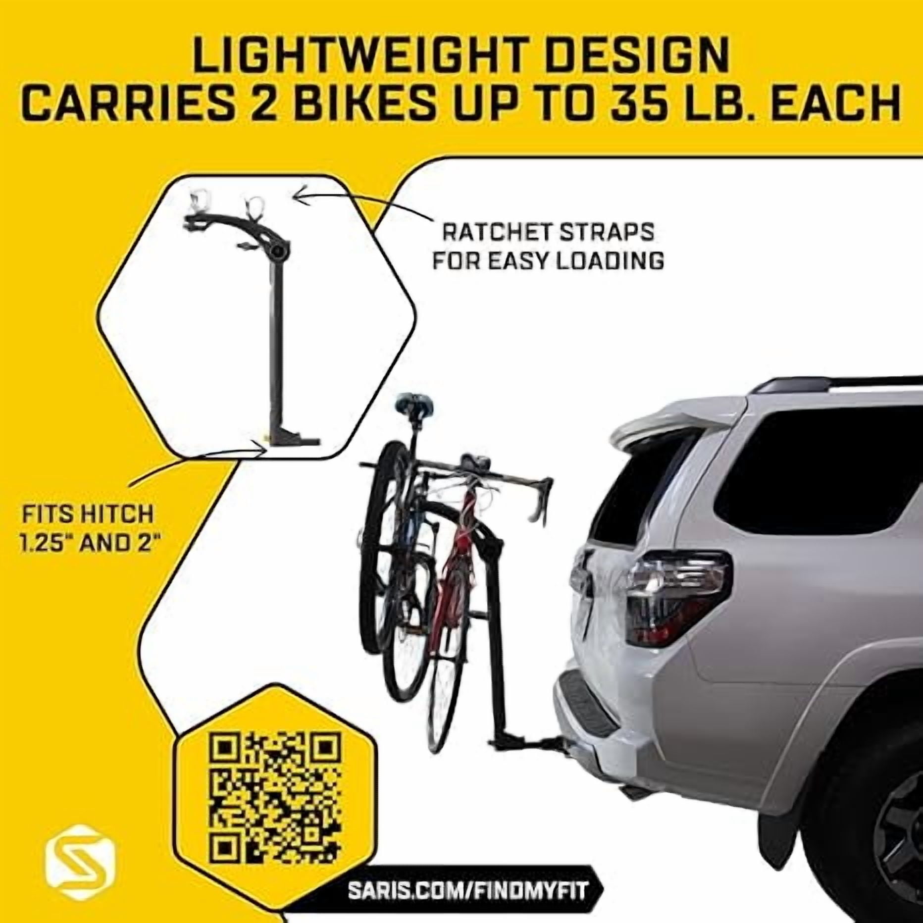 SARIS Bones 2　サイクルキャリア Saris Bones 2-Bike Trunk Rack | Easy & Secure Transport for 2 Bikes