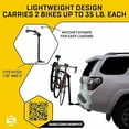 thumbnail image 4 of Saris Bones 2 Bike Hitch Rack Easy Fold Design Tilting Base Black, 4 of 8