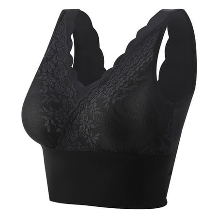 

Yubnlvae Wrap Lace Gathered Back Removable Halter Women s Underwear Fitting And