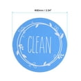 thumbnail image 2 of Uxcell Dishwasher Magnet Clean Dirty Sign Magnetic Indicator Gray Blue, 2 of 5