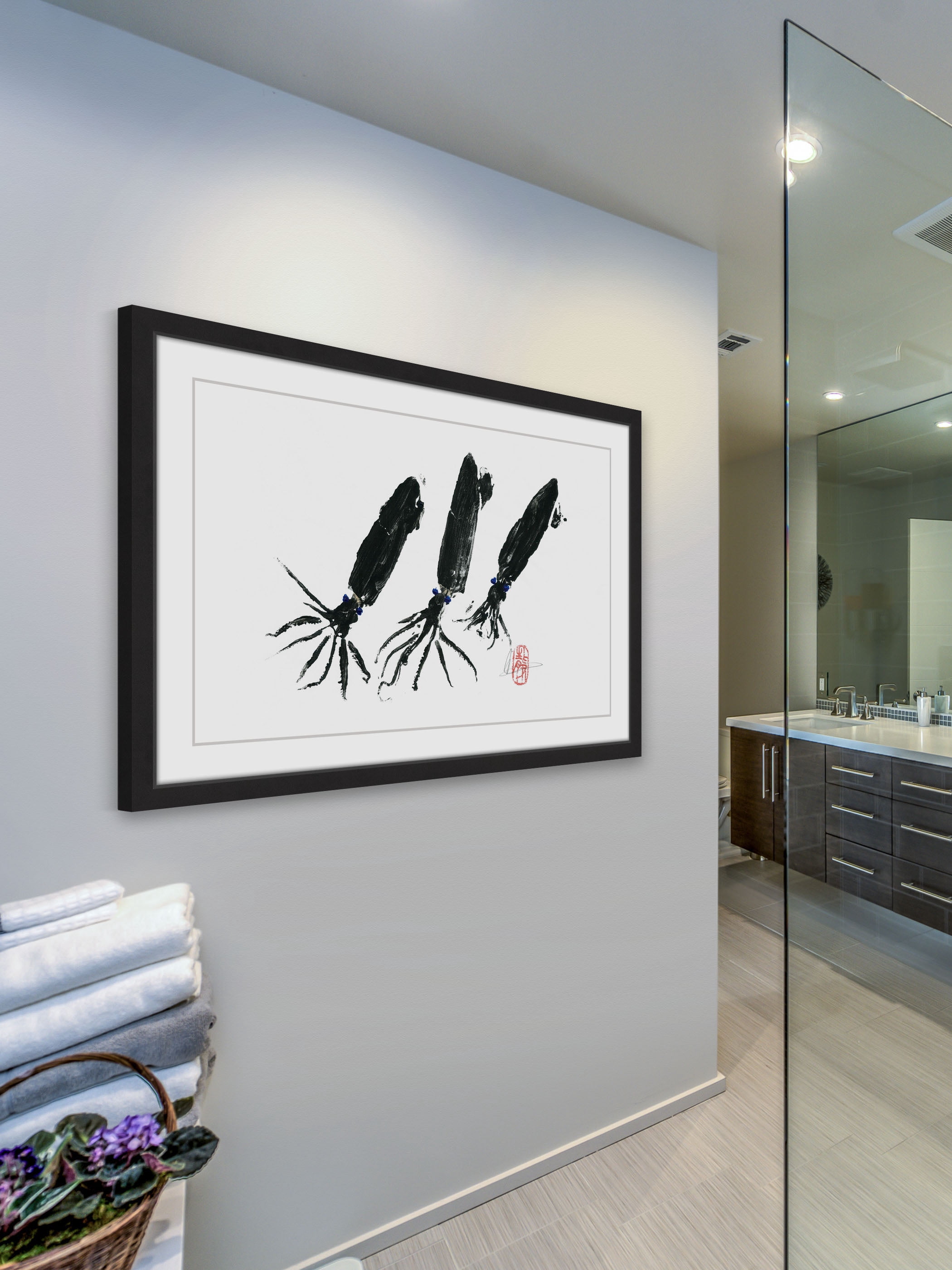 "Ink Brothers" Framed Painting Print