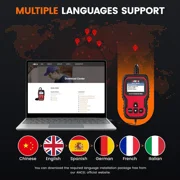 Ancel VD500 OBD2 Scanner Code Reader All System ABS SRS EPB IMMO Automotive Diagnostic Tools