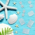 thumbnail image 4 of 140pcs 7 styles Castle Theme Paper Hair Clip Display Cards Hair Barrettes Jewelry Hair Shapes Sky Blue 7~10x3.8~10x0.04cm Hole: 5.6~20mm 20pcs/style, 4 of 6