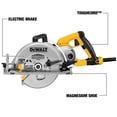 thumbnail image 2 of Sierra circular DEWALT DWS535B 15A 7-1/4" con accionamiento helicoidal con cable, 2 of 9