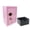 Pink, variant on HILOGEL for Creative Mini Metal Coin Bank Locker with Keys Kids Money Saving Jar Children Deposit Security Safe Box for Case Home Ornament Birthday Gift