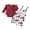 Red, variant on RUINIXCW Baby Girl Outfit, Long Sleeve Romper with Floral Overall Pants Fall Outfit Clothing Set