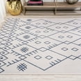 thumbnail image 5 of JONATHAN Y JONATHAN  Y Zolak Moroccan Indoor/Outdoor Area Rug 3 X 5 - Ivory/Navy, 5 of 5