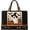 B, variant on Halloween Spooky Quilted Tote Handbag, Large Capacity Travel Pouch, Casual Shoulder Bag for Shopping Beach Vacation(RL)