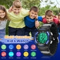 thumbnail image 2 of Bomieux Kids Watch Digital Watch for Boys Multifunctional Sports Watch with EL-Backlight, Stopwatch,Alarm,Date,Week,Silicone Strap Waterproof Watches Gift for Boys Girls, 2 of 8