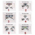 thumbnail image 5 of Temporary Rhinestone Sticker Face Gemstone Sticker Acrylic Crystal Face Body Jewels For Theme Parties Festivals, 5 of 5