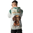 thumbnail image 5 of Dachshund Doxie Mother Book Lover Living That Dog Mom Life Happy Mother's Day All Over Print 3D Hoodie Unisex Merch Hoodies Wiener Dog Lover Gifts Idea - 03004, 5 of 6
