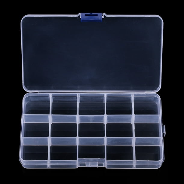 Fishing Clear Storage Box Fish Hook Organizer Transparent Fish Box Plastic  Jewelry Container Fishing Container