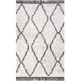 thumbnail image 1 of Erbanica Tapis à Franges 5' x 7' Gris Marocain Diamond, 1 of 5