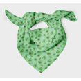 thumbnail image 3 of Bimba Green Monstera Leaves Pure Silk Printed Head Bandanas Summer Neck Wrap Scarf 40 x 40 Inches, 3 of 6
