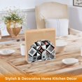 thumbnail image 4 of Ryvnso Geometric Plaid Checkered Pattern Acrylic Napkin Holder Table Kitchen Paper Tissue Organization, 4 of 7