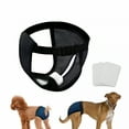 thumbnail image 7 of TELOLY Pet Reusable Diapers Mesh Washable Sanitary Wraps Menstruation Female Dog Diapers Dog Period Panties with 3 Replace Diapers for Pet Incontinence for Every Size, 7 of 7