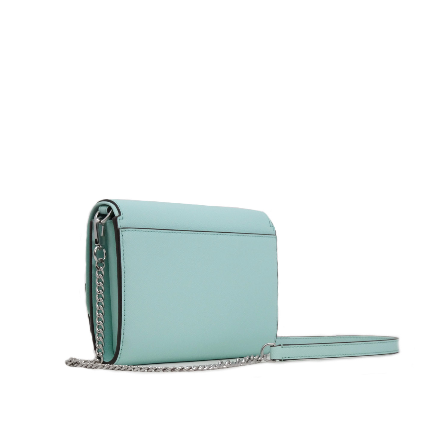 ☆emiemi☆ TORY BURCH ミントグリーン ハンドバッグ Tory Burch Women's Emerson Saffiano Leather Chain Wallet Crossbody