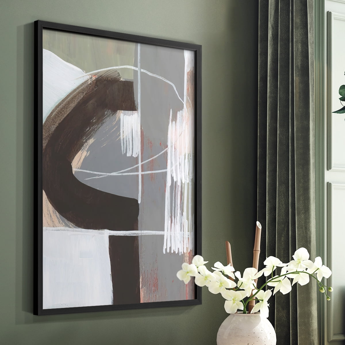 Arching Neutrals IV in Paper Solid Wood 8 x 10 Framed Print