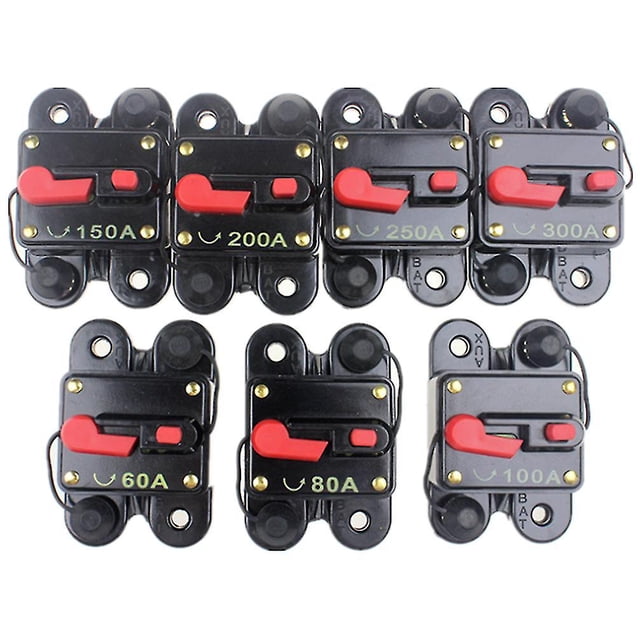 Soporte de fusible para coche, interruptor de circuito, protector en línea 30a-200a,11 Afortunado Sencillez