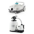 thumbnail image 1 of Intex Auto Pool Cleaner w/Krystal Clear Saltwater System & Sand Filter Pump, 1 of 12