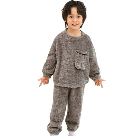 

Toddler Girls Outfits Dressy Outfits Pajamas Thickened Velveteen Homewear Warm Cute Set Autumn And Winter Plus Velveteen Baby Winter Fall Girls Clothes 9 Years-10 Years