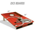 thumbnail image 6 of YouTheFan NFL Cleveland Browns 2' x 3' Cornhole Game, 6 of 6