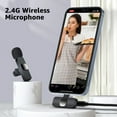 thumbnail image 4 of Microphone Lavalier Sans Fil Professionnel pour Android & iphone Vidéo Vlog, 4 of 12