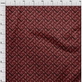 thumbnail image 4 of oneOone Tissu en Coton Rouge Cambrique Abstrait pour Robe Tissu Imprimé au Mètre 56 Pouces de Large, 4 of 4