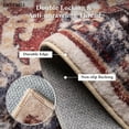 thumbnail image 4 of LOTTSALL Vintage 8x10 Area Rugs for Living Room, Machine Washable Living Room Rug with TPR Backing, Thorn Flower LR-2-5, 4 of 10