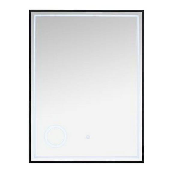 James Martin Furniture 901-M23.6-MBK 23.6 in. Tampa Mirror, Matte Black