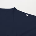 thumbnail image 6 of Mens Tank Top Solid Color Casual Sleeveless V Neck T Shirts Chinese Style Summer Everyday Wear Breathable Vests Navy XXXL, 6 of 7