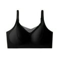 thumbnail image 2 of Viluyesy Womens Bralette Bras, Sameless Stretch Comfort Adjustable Strap Sports Everyday Underwear Black M-3XL, 2 of 3