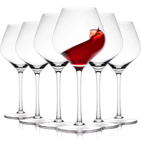 Juego de Copas de Vino Gusto Nostro 6 piezas 650 ml Seguras para Lavavajillas