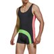 thumbnail image 2 of Augper Men's Outdoor Sports Leisure Sexy Elastic One-piece Color Matching Quick Drying Swimsuit, 2 of 7