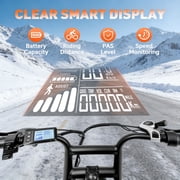 Electric Mountain Bicycles,750W Peak 1500W Motor,30MPH 60 Miles,720Wh Removable Battery,20 X 4.0 Fat Tire Ebikes for Adults,7 Speed,UL2849