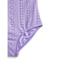 thumbnail image 3 of Wonder Nation Girls' Eyelet Ruffle One Piece Swimsuit, Sizes 4-18, 3 of 3