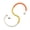 Yellow, variant on PrimeGo Cat Chew Rope Cotton Rope Cat Chew Toy Safe Teeth Cleaning Toy Interactive Kitten Nip Toy for Hunting Instinct Stimulation Boredom Relief