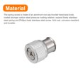 thumbnail image 4 of 10uds Tornillos M5-0.8x5.84mm Unique Bargains de acero inoxidable para Computadora caja con cabeza moleteada, 4 of 6