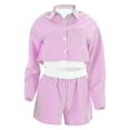 thumbnail image 5 of MAIHAN Women’s 2 Piece Lounge Tracksuit Outfit Sets Button Down Shirt and Drawstring Shorts Women 2 Piece Outfits Sets Casual Summer Tops for Women 2026 Two Piece Outfit, 5 of 5