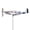 F4U, variant on WWII Fighter Shaped Metal Wind Spinner, Stainless Steel Aviation-Themed Airplane Desktop Sculpture for Home Office Decor