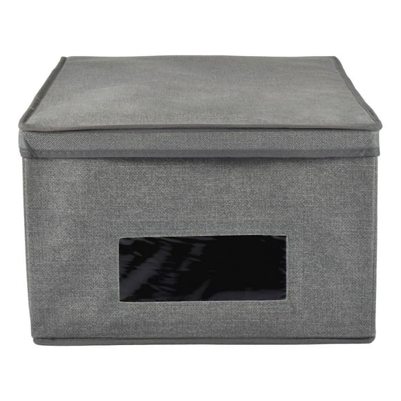 Caja Para Almacenar Home Home Gris 50X40X25 Cm