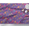 thumbnail image 2 of Soimoi Velvet Fabric Aster Flower Decor Fabric Printed Yard 58 Inch Wide, 2 of 3