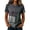 1-Green-50306aa, variant on 1776-2026 250 Anniversary USA Shirt Women Patriotic Waffle Shirt Women 4th of July Color Block Womens T Shirts